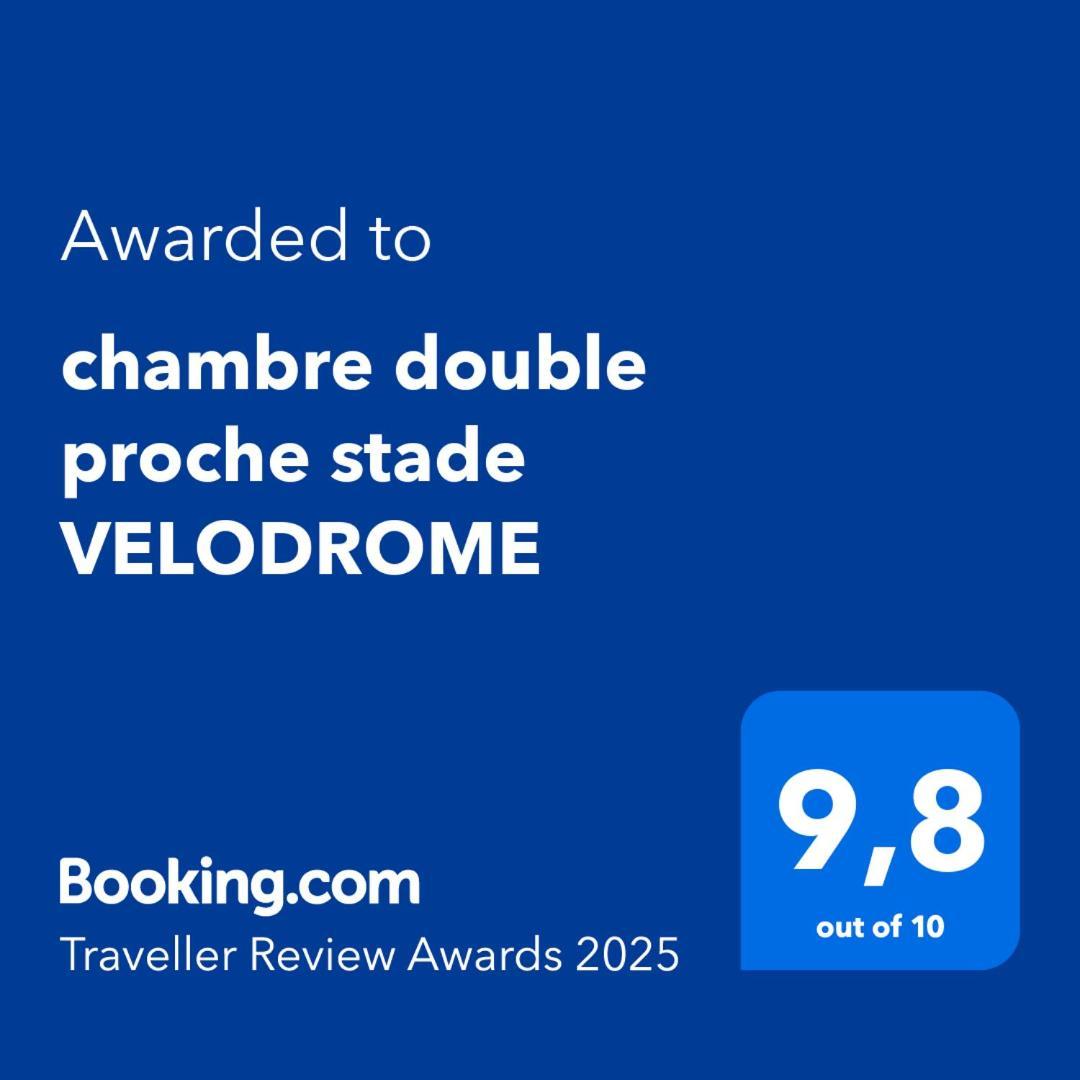Chambre Double Proche Stade Velodrome Marsilia Exterior foto